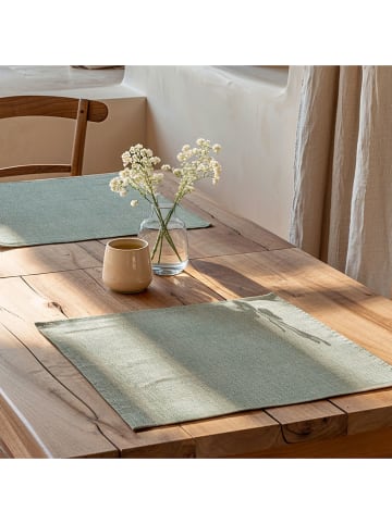Mint Rugs 2er-Set: Tischsets "Indra" in Mint - (L)50 x (B)40 cm