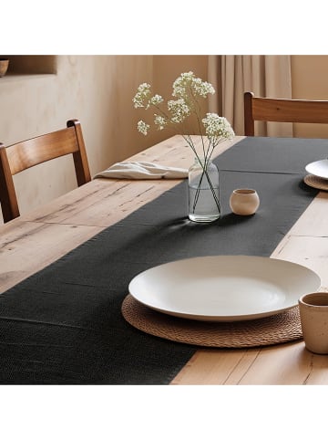 Mint Rugs Tafelloper "Indra" zwart