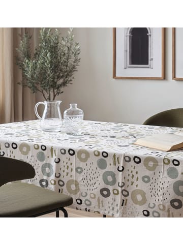 Mint Rugs Obrus "Nordic Mildred" w kolorze biało-beżowo-czarnym