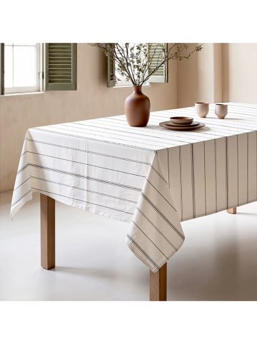 mint Deco Tischdecke "Nordic Sira" in Weiß/ Schwarz