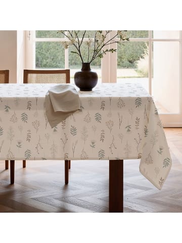 Mint Rugs Tischdecke "Floral And Tropical Dorothy" in Weiß/ Grün/ Creme