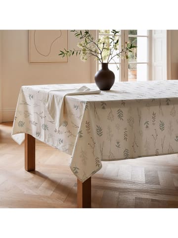 Mint Rugs Tischdecke "Floral And Tropical Dorothy" in Weiß/ Grün/ Creme