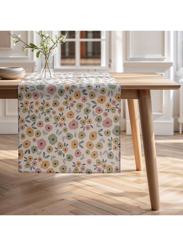 Mint Rugs Tischläufer "Thelma" in Weiß/ Rosa/ Gelb