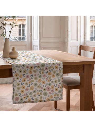Mint Rugs Bieżnik "Thelma" w kolorze biało-jasnoróżowo-żółtym