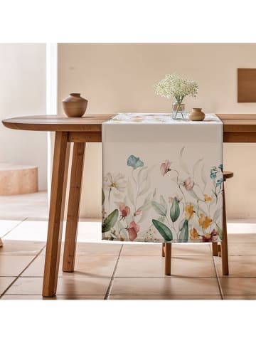mint Deco Tischläufer "Maddy" in Weiß/ Bunt