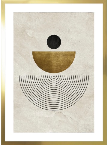 Ars Longa Ingelijste kunstdruk "Abstract zen forms" - (L)70 x (B)50 cm