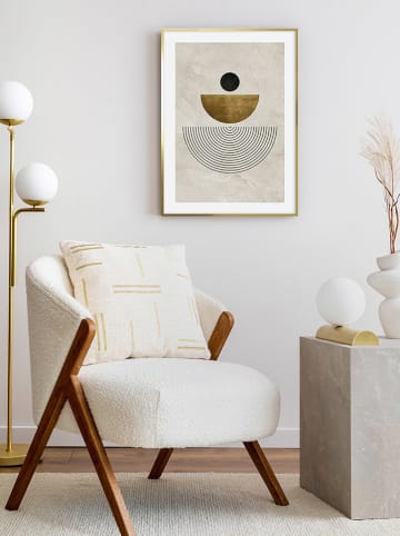 Ars Longa Gerahmter Kunstdruck "Abstract zen forms" - (L)70 x (B)50 cm