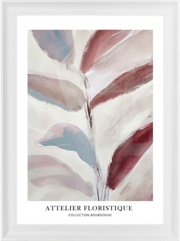 Ars Longa Gerahmter Kunstdruck "Ombre Plant" - (L)70 x (B)50 cm