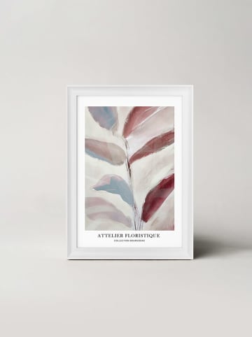 Ars Longa Gerahmter Kunstdruck "Ombre Plant" - (L)70 x (B)50 cm
