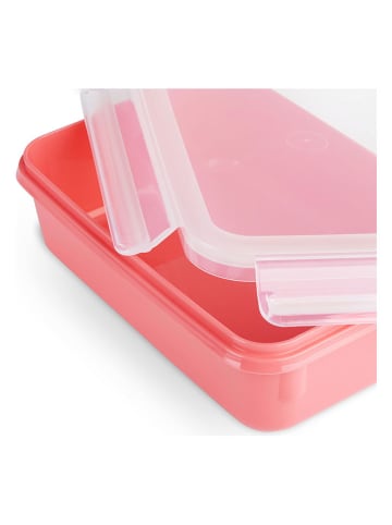 Emsa Voorraadpot "Clip & Close" koraalrood - 800 ml