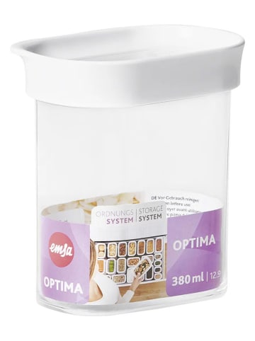 Emsa Vorratsdose "Optima" in Weiß - 380 ml