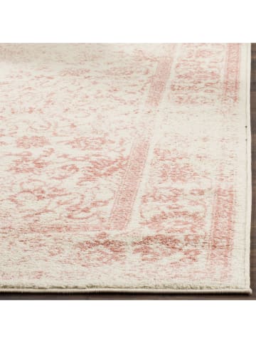 Safavieh Kurzflor-Teppich ''Adirondack'' in Creme/ Rosa
