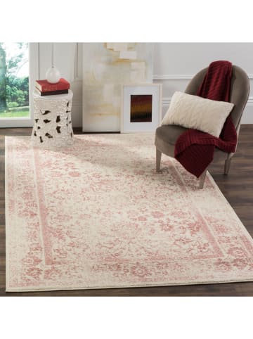 Safavieh Kurzflor-Teppich ''Adirondack'' in Creme/ Rosa