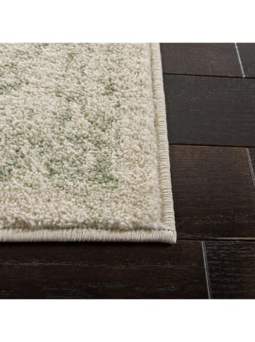 Safavieh Kurzflor-Teppich in Creme/ Grün