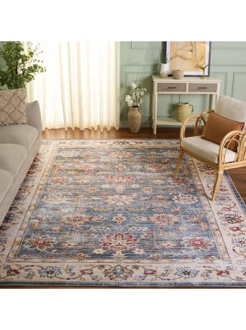Safavieh Kurzflor-Teppich in Grün/ Beige/ Rot