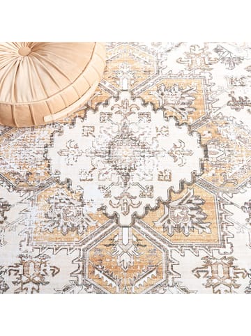 Safavieh Laagpolig tapijt "Arizona" beige/goudkleurig