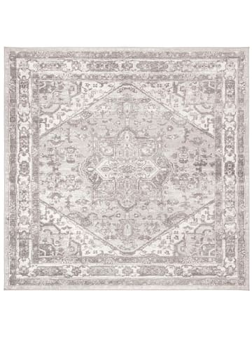 Safavieh Kurzflor-Teppich in Creme/ Grau
