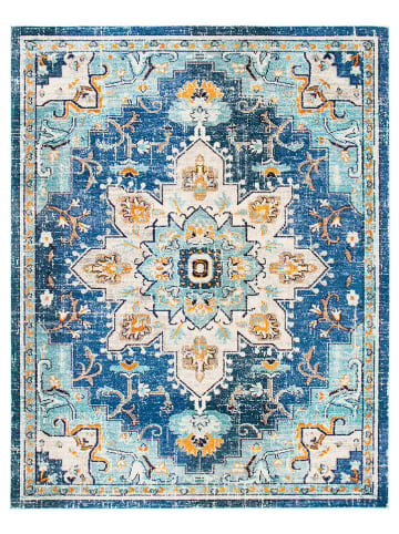 Safavieh Laagpolig tapijt "Madison" blauw/beige