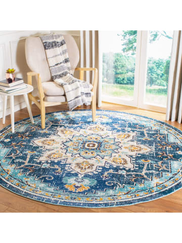 Safavieh Laagpolig tapijt blauw/lichtblauw