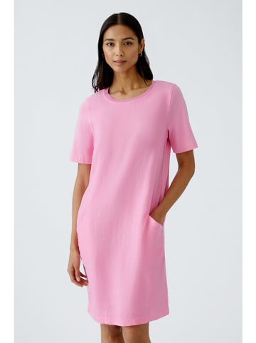 Oui Leinen-Kleid in Rosa