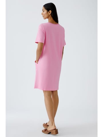 Oui Leinen-Kleid in Rosa