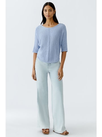 Oui Pullover in Hellblau