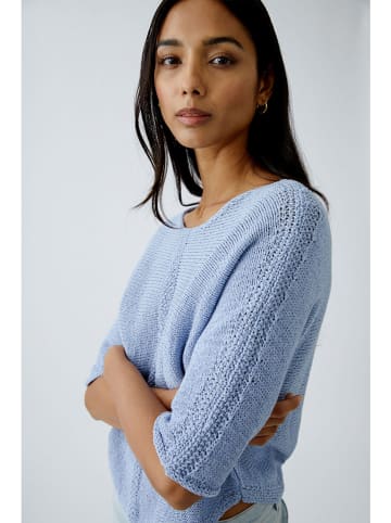 Oui Pullover in Hellblau