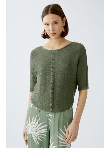 Oui Sweter w kolorze khaki