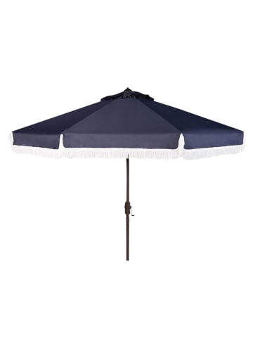 Safavieh Parasol przeciwsłoneczny w kolorze granatowym - wys. 251 x Ø 256 cm
