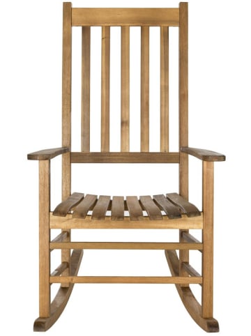 Safavieh Schaukelstuhl in Hellbraun - (B)85 x (H)113 x (T)66 cm