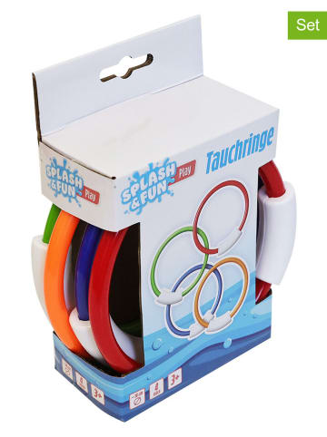 Splash & Fun 4er-Set: Tauchringe - ab 3 Jahren