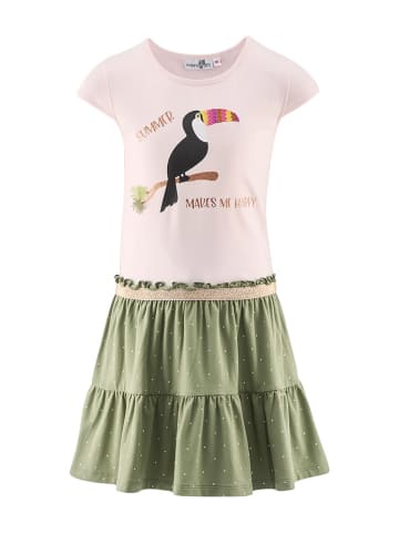 happy girls by Eisend Kleid in Rosa/ Grün