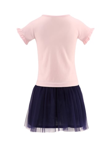 happy girls by Eisend Jurk lichtroze/donkerblauw
