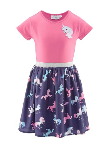 happy girls by Eisend Kleid in Pink/ Dunkelblau
