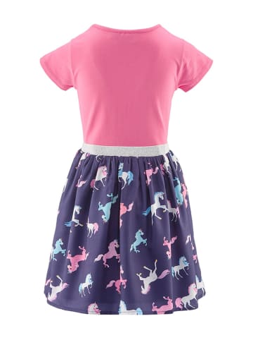 happy girls by Eisend Kleid in Pink/ Dunkelblau