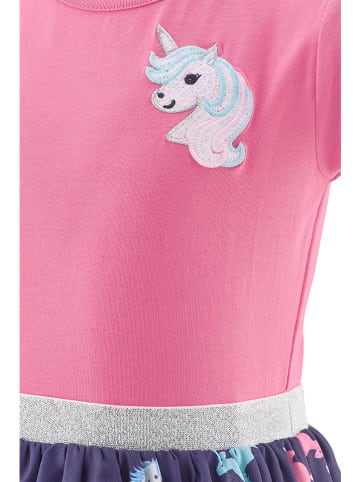 happy girls by Eisend Kleid in Pink/ Dunkelblau