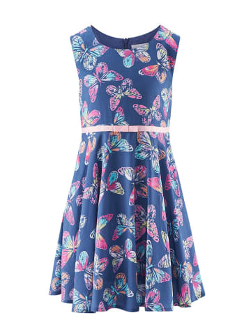 happy girls by Eisend Jurk blauw/lichtroze/wit