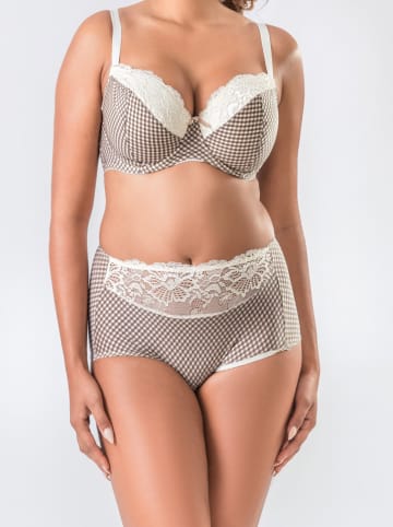 Valea Bügel-BH "Stefani" in Beige/ Weiß