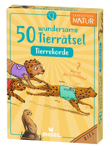 moses. Kartenspiel "50 wundersame Tierrätsel - Tierrekorde" - ab 7 Jahren