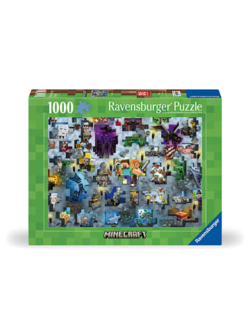 Ravensburger 1000-delige puzzel "Minecraft Mobs" - vanaf 14 jaar