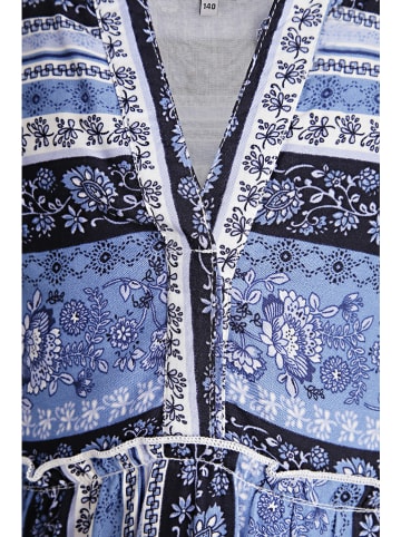 happy girls by Eisend Jurk blauw/wit
