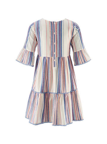 happy girls by Eisend Kleid in Blau/ Creme