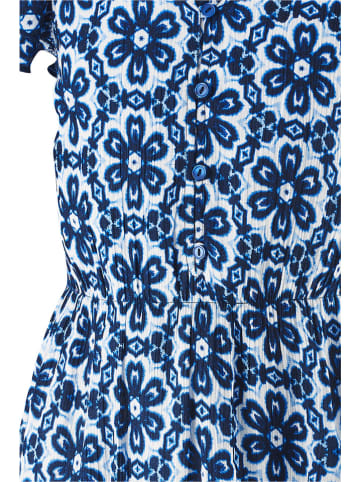 happy girls by Eisend Jurk donkerblauw/wit