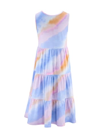 happy girls by Eisend Jurk blauw/lichtroze
