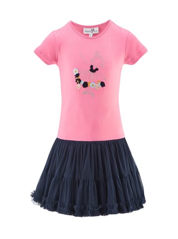 happy girls by Eisend Kleid in Rosa/ Dunkelblau