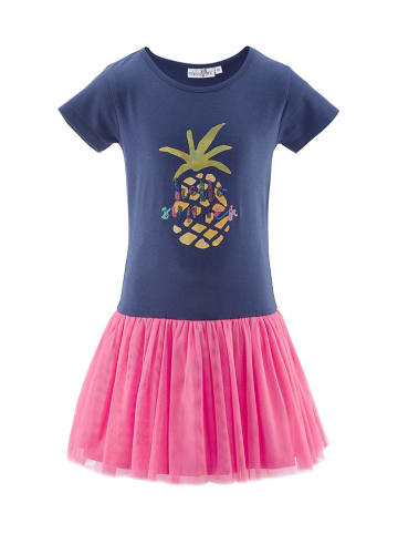 happy girls by Eisend Kleid in Dunkelblau/ Pink
