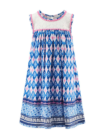 happy girls by Eisend Kleid in Blau/ Weiß