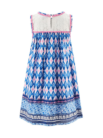 happy girls by Eisend Kleid in Blau/ Weiß
