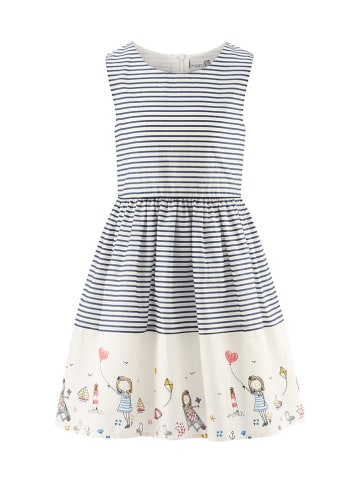 happy girls by Eisend Kleid in Creme/ Dunkelblau