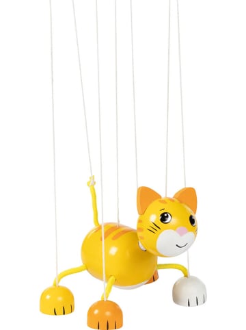 Goki Marionette "Katze" in Gelb - ab 3 Jahren